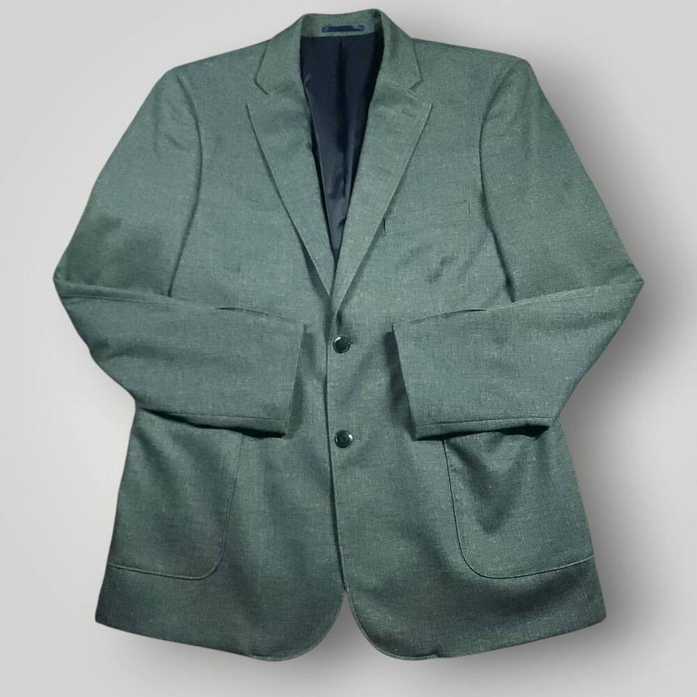 Johnson & Murphy Blazer Sport Coat Mens 42R M XC4 Performance Lightweight Gray